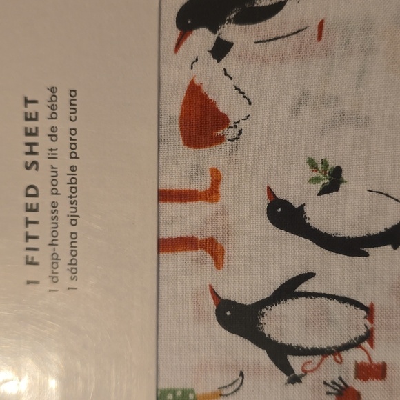 ❤️BUY 2 GET 1 FREE Santa's Workshop Crib Fitted Sheet, Retail Price $45.00US - Picture 5 of 10